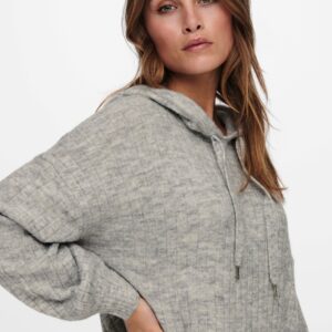 ONLY HOODED SWEATER DRESS