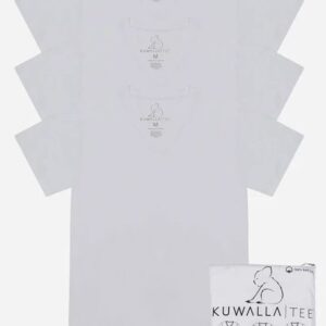 KUWALLA TEE V-NECK 3 PACK WHITE