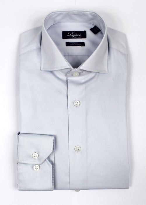 LUGANO BASIC DRESS SHIRT-SOLIDS - Image 3