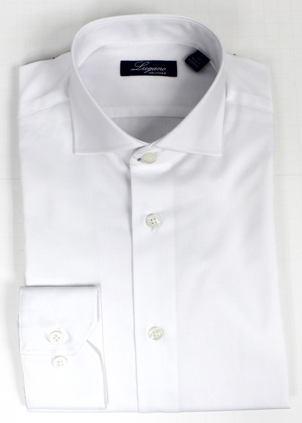 LUGANO BASIC DRESS SHIRT-SOLIDS - Image 2